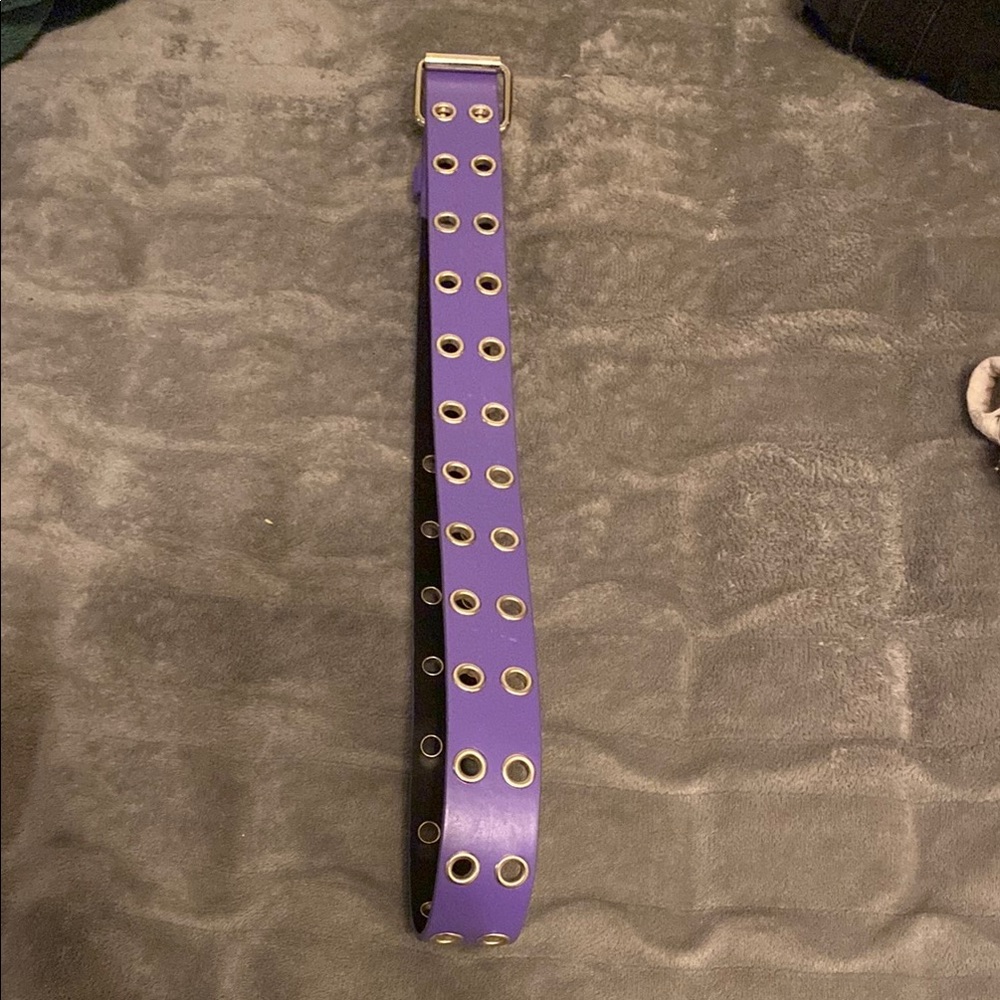 Purple Grommet Belt